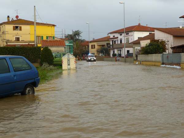 evento alluvione in Toscana